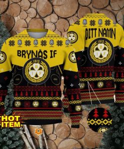 Brynas IF 3D Ugly Christmas Sweater Christmas Holiday Gift For Men And Women Personalized Name