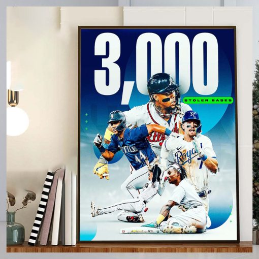 Bryson Stott 3000 Stolen Bases Recorded For 1st Time Since 2012 Home Decor Poster Canvas