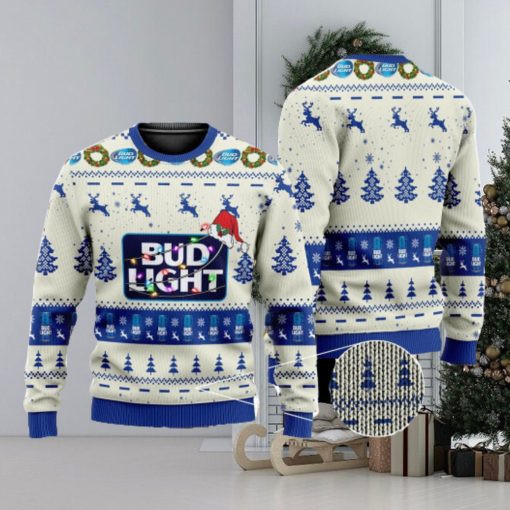 Bud Light Beer 3D All Over Printed Ugly Christmas Sweater Christmas Gift For Family