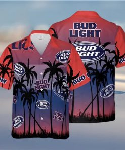 Bud Light Beer Hawaiian Shirt Custom Hawaiian Aloha Shirt