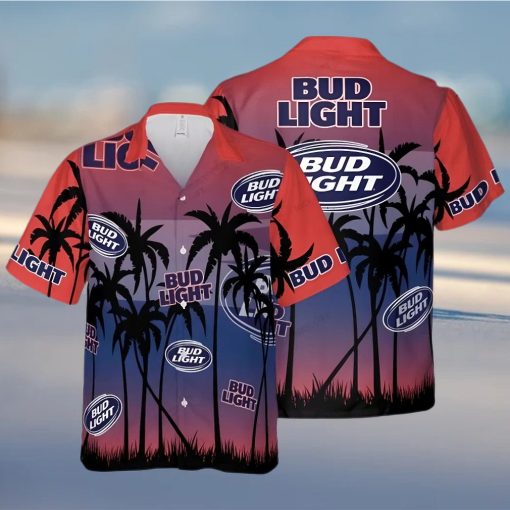 Bud Light Beer Hawaiian Shirt Custom Hawaiian Aloha Shirt