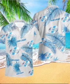 Bud Light Beer Palm Leaves Tropical Hawaiian Shirt And Shorts Unique Summer Gift