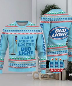 Bud Light Beer Ugly Christmas Sweater Gift Christmas