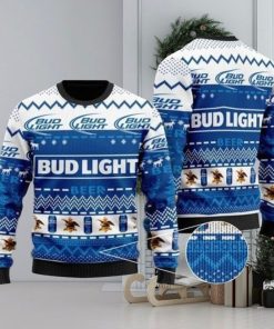 Bud Light Christmas Sweater, Merry Ugly Christmas Sweater, Christmas Gift Apparel