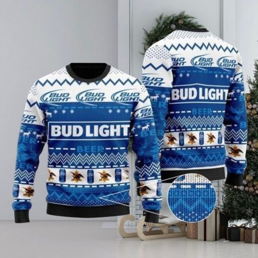 Bud Light Christmas Sweater, Merry Ugly Christmas Sweater, Christmas Gift Apparel