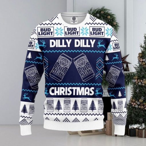 Bud Light Dilly Dilly Christmas Ugly Sweater, Ugly Sweater Apparel