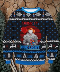 Bud Light Drink It Ugly Sweater Christmas Unique Gift For Men And Women