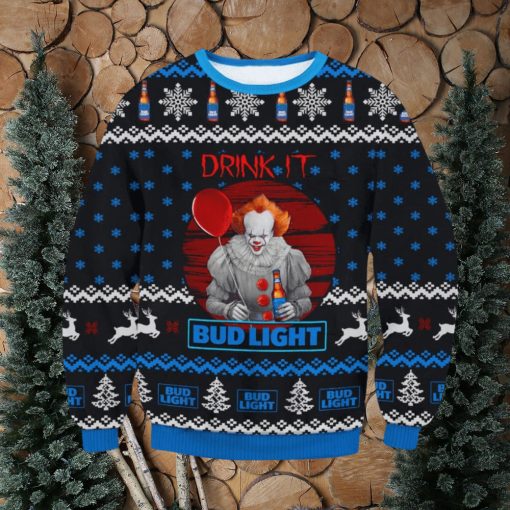 Bud Light Drink It Ugly Sweater Christmas Unique Gift For Men And Women