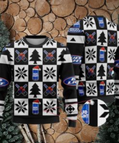 Bud Light Funny Beer Ugly Christmas Sweater Black Gift For Men And Women