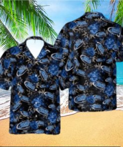 Bud Light Hawaiian Shirt Aloha Shirt Bud Light Beer Blue Flowers In The Dark Beer Lovers Gift