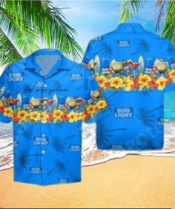 Bud Light Hawaiian Shirt Aloha Shirt Bud Light Beer God Says You Are Tropical Pattern