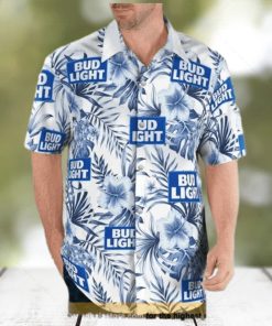 Bud Light Hawaiian Shirt Classic Flora