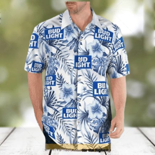 Bud Light Hawaiian Shirt Classic Flora