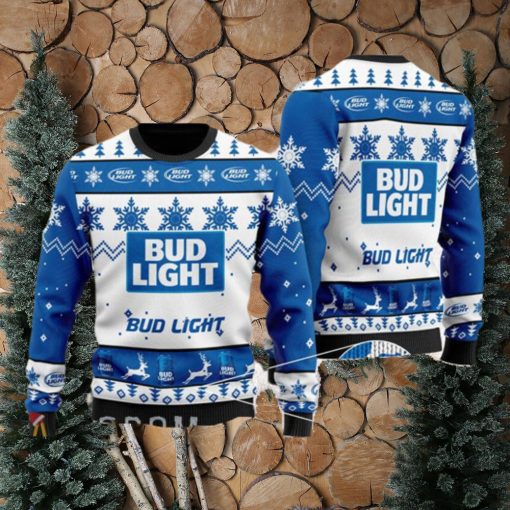 Bud Light Ugly Sweater For Men And Women Gift Sweater Beer