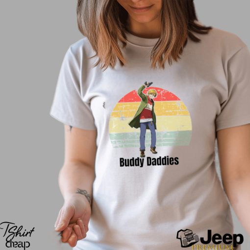 Buddy Daddies Distressed Anime Art Unisex T Shirt