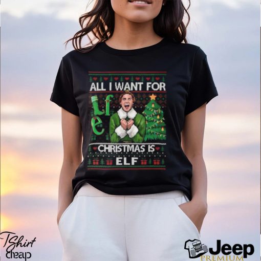 Buddy Elf All I Want for Christmas T Shirt