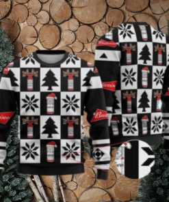 Budweiser Funny Beer Christmas Sweater Black Gift For Men And Women