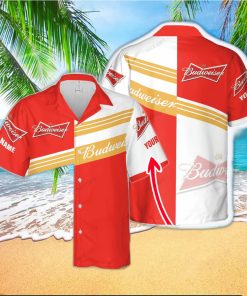 Budweiser Luau Custom Name Design Hawaiian Shirt For Men And Women Gift Beach