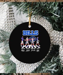 Buffalo Bills Abbey Road Bruce Smith Andre Reed Thurman Thomas And Jim Kelly Signatures Ornament Christmas