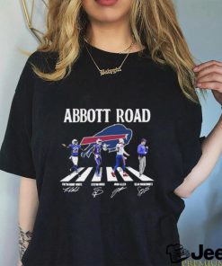 Buffalo Bills Abbott Road Tre’davious White Stefon Diggs Josh Allen And Sean Mcdermott Signatures Shirt