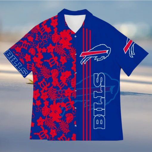 Buffalo Bills American Sports Team Flower Beach Tree Hawaiian Shirt