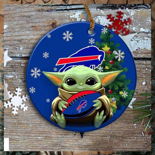 Buffalo Bills Baby Yoda Ornament Christmas Tree Decorations NFL Gifts