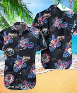 Buffalo Bills Buffalo Sabres Buffalo Bisons Buffalo Bandits Hawaiian Shirt