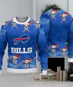 Buffalo Bills Christmas Skull Hot Trending Ugly Sweater For Fans