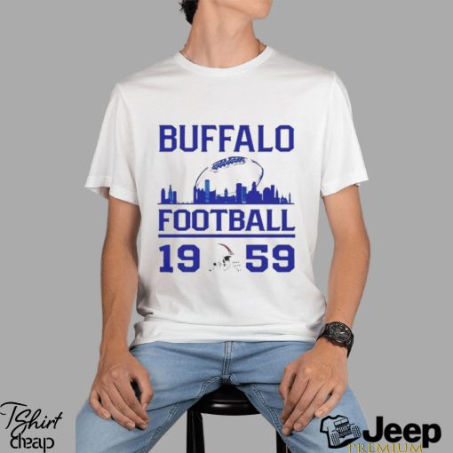 Buffalo Bills Football 1959 skyline retro T shirt