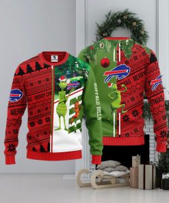 Buffalo Bills Grinch & Scooby Doo Christmas Ugly Sweater 1