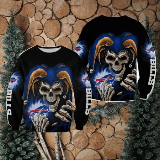 Buffalo Bills Halloween Clown Icicle Ugly Sweater For Men And Women Gift Christmas