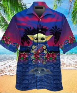 Buffalo Bills Hawaiian Shirt, Baby Yoda, Tropical Hawaiian Shirt