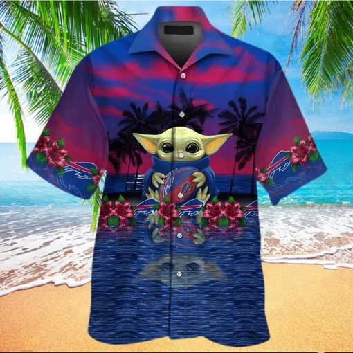 Buffalo Bills Hawaiian Shirt, Baby Yoda, Tropical Hawaiian Shirt