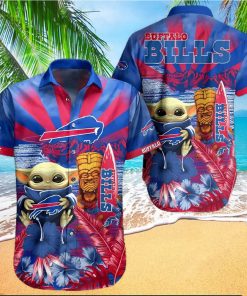 Buffalo Bills Hawaiian Shirt, Baby Yoda, Unique Hawaiian Shirt