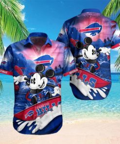 Buffalo Bills Hawaiian Shirt Bills Mickey Surfing Hawaiian Shirt