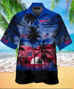 Buffalo Bills Hawaiian Shirt Buffalo Bills Palm Tree Sunset Blue Hawaii Shirt Buffalo Bills Aloha Shirt