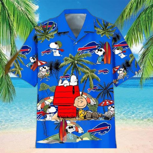 Buffalo Bills Hawaiian Shirt Charlie Snoopy Coconut Tree Buffalo Bills Gift