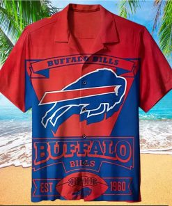 Buffalo Bills Hawaiian Shirt, EST 1960, Hawaiian Style Shirt