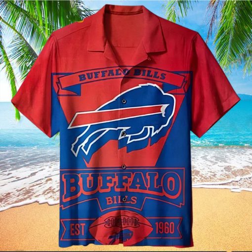 Buffalo Bills Hawaiian Shirt, EST 1960, Hawaiian Style Shirt