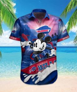 Buffalo Bills Hawaiian Shirt Mickey Surfing Unique Buffalo Bills Gift