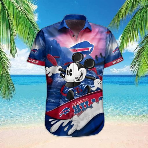 Buffalo Bills Hawaiian Shirt Mickey Surfing Unique Buffalo Bills Gift