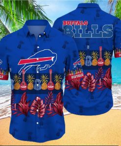 Buffalo Bills Hawaiian Shirt, Musical Instrument, Hawaiian Style Shirt