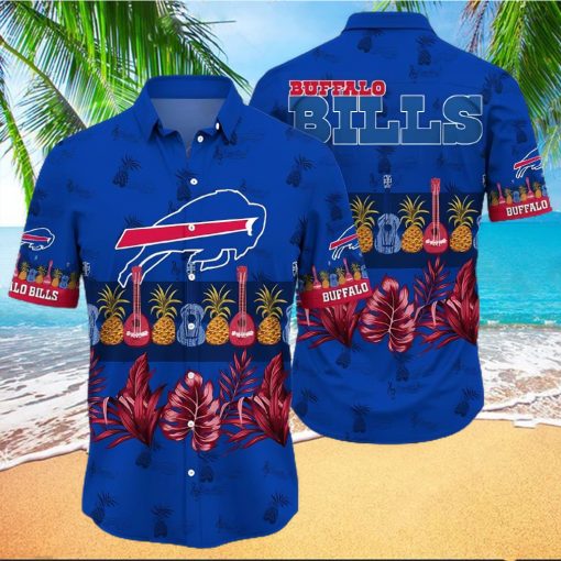 Buffalo Bills Hawaiian Shirt, Musical Instrument, Hawaiian Style Shirt