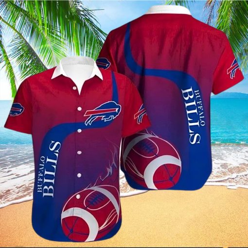 Buffalo Bills Hawaiian Shirt, Red Fire Rugby, Unique Hawaiian Shirt