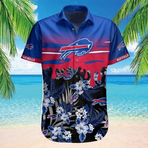 Buffalo Bills Hawaiian Shirt Tropical Floral Buffalo Bills Gift