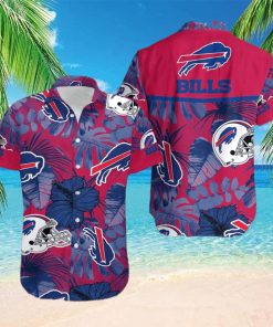 Buffalo Bills Hawaiian Shirt Tropical Floral Hawaiian Shirt