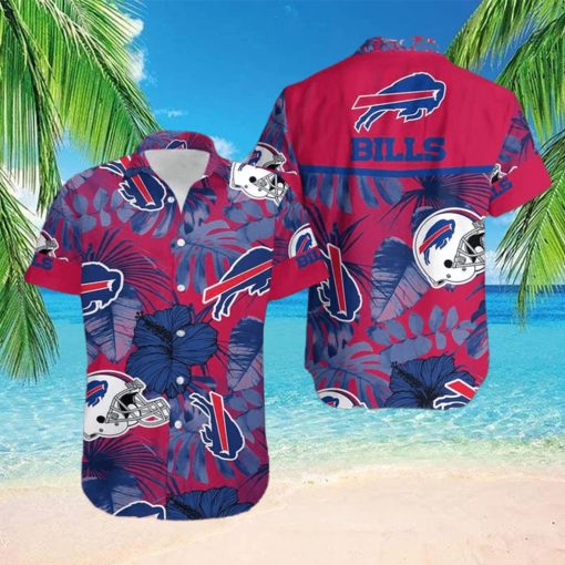 Buffalo Bills Hawaiian Shirt Tropical Floral Hawaiian Shirt