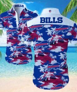 Buffalo Bills Hawaiian Shirt Tropical Flower