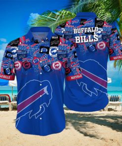 Buffalo Bills Logo Blue NFL Hawaiian Shirt Gift for Fans