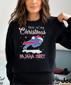 Buffalo Bills Logo Santa Hat This Is My Christmas Pajama Shirt